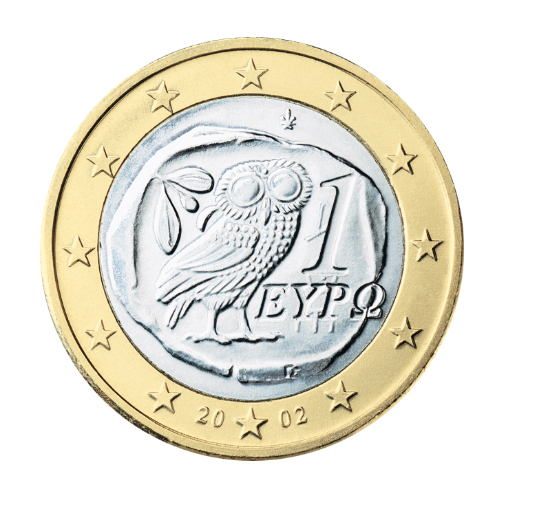Pièce d'1 euro grecque