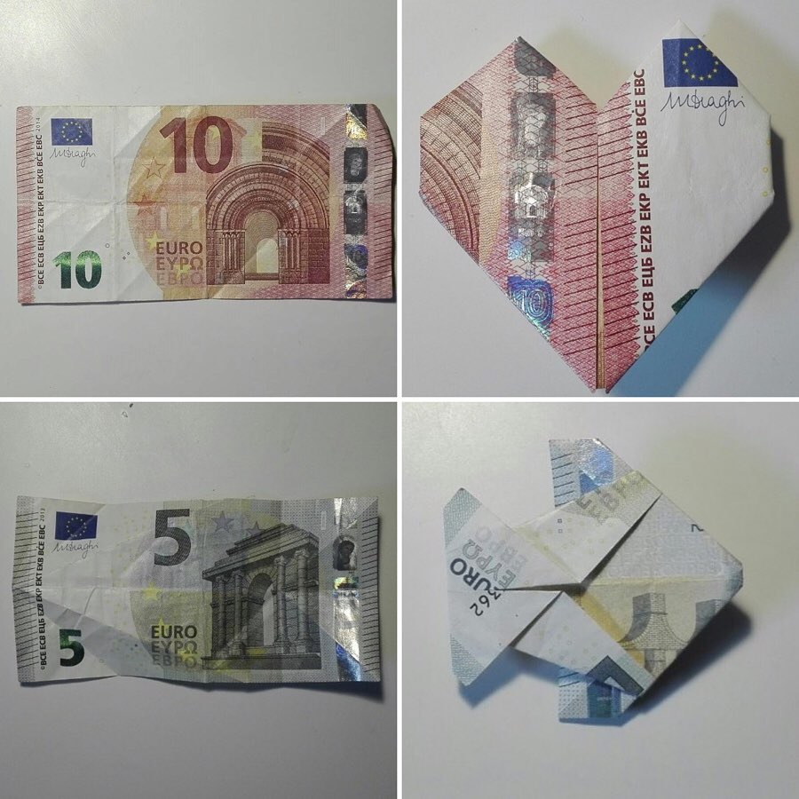 Origami - Billet de banque